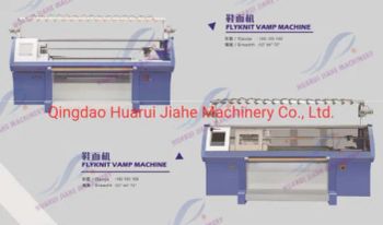 3D Flyknit Fully Computerized Flat Type Shoe Upper Knitting Machine 100% Polyester Jacquard Flying Woven Fabric Upper, Shoe Material Fabric Knitter Machines - Qingdao Huarui Jiahe Machinery Co., Ltd. - China