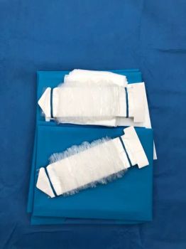 Disposable Dental Surgical Drape Pack Group Adult Origin Hubei, China Specification CE. IOS Transport Package by Sea Logo Printing With Logo - Xiantao Topmed Nonwoven Protective Products Co., Ltd. - China