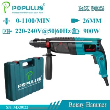 Populus mx8022 900W 3000r/m 3.5J AC 26mm 1100r/m 5PCS 1Y Origin China Brand Populus Model NO. mx8022 Power Rating 900 Trademark POPULUS - Shanghai Maxin Industry Co., Ltd. - China