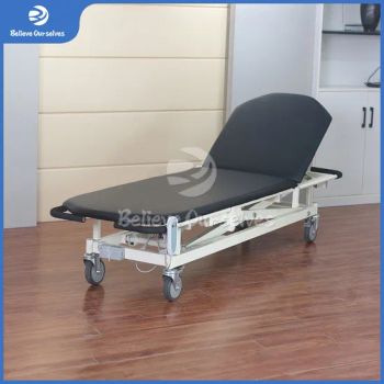 Huaren Hospital Medical Equipments Suppliers Portable Lightweight Massage Table China Hr-A07 Electric Lift Outpatient Couch Medical Massage Bed - Hebei Huaren Medical Equipment Co., Ltd. - China