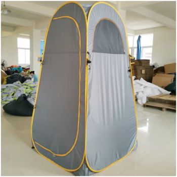 Portable Privacy Shower Tent T1337 Polyester 1Door Steel Wire 15D Waterproof Customized - Yangzhou Smile Outdoor Products Co., Ltd. - China