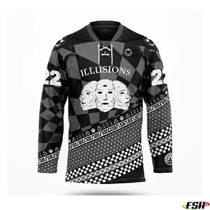 Wholesale Factory Outlets High Quality Customization Full Sublimation Print Ice Hockey Wear/Jerseys - Dongguan Fshsportswear Co., Ltd. - China