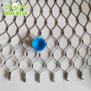 7X7 Rope Protective Stainless Steel Wire Flexible Rope Mesh for Zoo Animal Cages Bird Cage Mesh Falling Prevention Mesh - Hebei Weiyue Wire Mesh Products Co., Ltd. - China