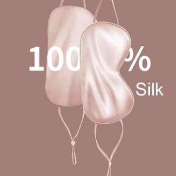 Custom Adjustable Straps Double Silk Sleep Eye Mask - Hangzhou Zhigeng Silk Co., Ltd. - China