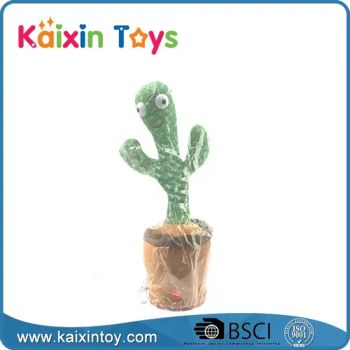 Plush Dancing Talking Cactus Mimicking Toy, Talking Repeat Singing Sunny Cactus Toy for Baby Rechargeable (10502379) - Shantou Kaixin Trading Co., Ltd - China
