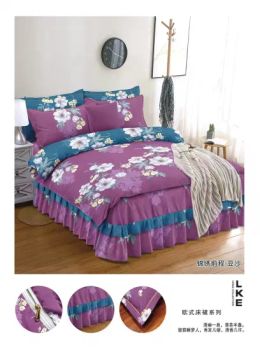 Hot Sales Thick Bed Skirt Luxury Printed, 100% Polyester Lace Ruffle Bed Sheet Covers Duvet Covers/ - Zhang Zhou DITAI Import & Export Trade Co., Ltd. - China