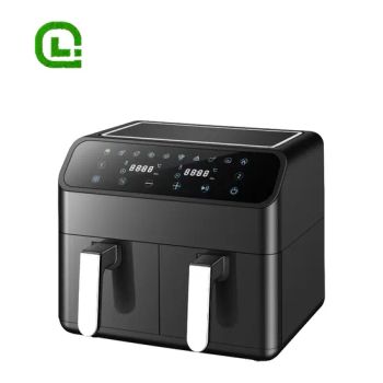 China Wholesale Smart Commerial Air Circulation Fryer 2 Baskets with Oil-Free Fryer 2 Baskets Kitchen Appliances Freidora De Aire Without Oil - Ningbo Laien Electric Co., Ltd. - China