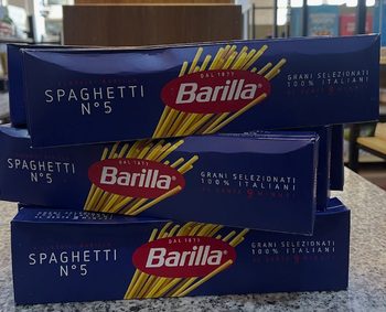 PREMIUM THIN PASTA BARILLA SPAGHETTI 1LB x 8 WHOLESALE Freshness Level Dried Grain Type Durum Wheat Semolina Type Trusted global Italian pasta brand - Sosa Merchant Solutions - Austria