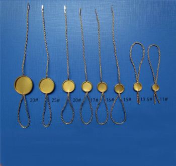 Wholesaler Gold Aluminium Seal Tag Hang Tag String Fashion Garment Accessories - Yichanglong Garment Accessories Limited - China