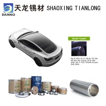 High-Quality Sn47Zn53 Zinc Tin Alloy Sputtering Target Wire - SHAOXING TIANLONG TIN MATERIALS CO., LTD. - China