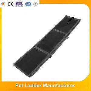 High quality Plastic Pet Dog Stairs Lightweight Foldable Dog Ladder Folding Ramp Steps for Car - Enlightening Group Co., Ltd - China