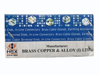 Brass Copper Alloy Cable Gland, IP40 Color Silver IP Rating IP40 Type Double Compression Strain Relief Reliable Strain - Sanjay Electricals - India
