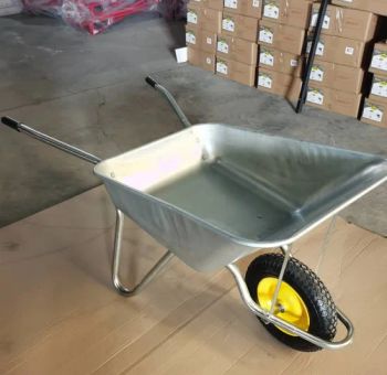 Russia Belarus 65liters Wheelbarrow 65LTR Wb5206 with Steel Rim Single Wheel - Qingdao Kingstone Industry & Trade Co., Ltd. - China