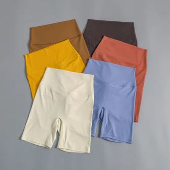 Women Summer Quick Dry Thin Yoga Pants Cycling Shorts Sports Leggings Tummy Control Butt Lifting Five Inch Fitness Sportswear - Guangzhou Shengli Clothing Co., Ltd. - China