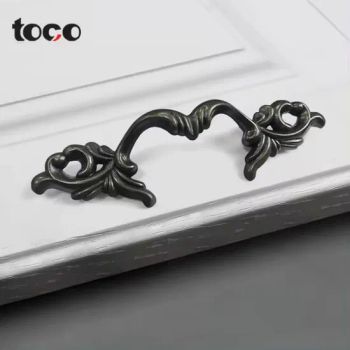 Colored Furniture Zinc Alloy Kitchen Cabinet Pull Knobs Drawer Handles - Foshan Toco Decorative Material Co., Ltd. - China