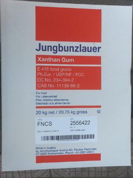 PREMIUM FOOD-GRADE JUNGBUNZLAUER XANTHAN GUM E415 20Kg ON SALE from Sosa Merchant Solutions PREMIUM FOOD-GRADE JUNGBUNZLAUER XANTHAN GUM E415 20Kg ON SALE - Sosa Merchant Solutions - Austria