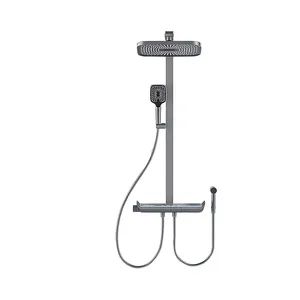 Rainfall Bathroom Accessories Shower Head with Adjustable Shower Set (copy) - Guangdong Haotai Kitchen and Bath Co., Ltd. - China