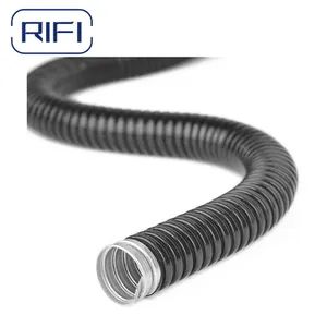PVC Coated Gi Flexible Metal Corrugated Electrical Conduit Pipes Hoses White Black - Changsha Elewell Import&Export Co., Ltd - China