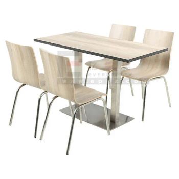 Modern Restaurant Furniture Wooden Dining Table and Chair Fixed Fixed Condition New Color Optional Origin Guangdong Model NO. - Guangdong Everpretty Furniture Co., Ltd. - China