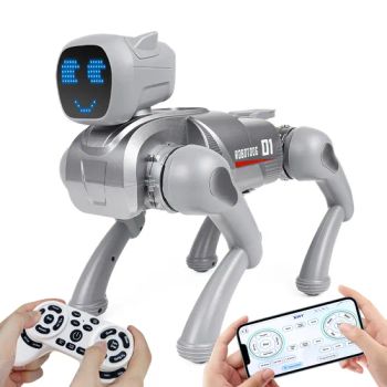 Multifunctional Voice/ APP Control Moving Dancing Pet Programmable Ai Smart Robot Dog Toys for Kids Stem Educational Gift - Ruijin Baibaole E-Commerce Co., Ltd. - China