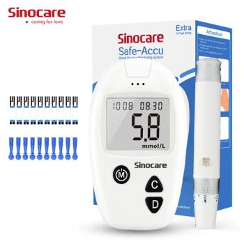 New Digital Blood Glucose Monitor Blood Sugar Testing Equipment Glucose Portable Diabetic Blood Test Machine - Changsha Sinocare Inc. - China