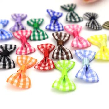 Polyester Plaid Bow Tie DIY Accessories for Girls Headwear Clothing Accessories - Ningbo General Union Co., Ltd. - China