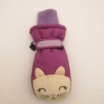Girls Winter Warm Purple Outdoor Sport Ski Mitten Size S Gender Unisex Color Colorful Logo Customized Origin Guangdong Specification - Hangzhou Xingliao Accessories Co., Ltd. - China
