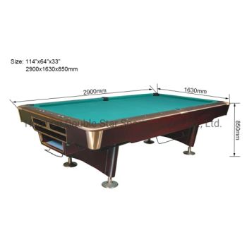 Szx 9FT Hot Selling Russian Billiard Pool Table with Marble Slates Snooker Table - Huizhou Double-Star Sports Goods Co., Ltd. - China
