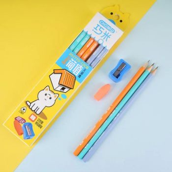 Customized School and Office Wooden Hb Standard Pencils Origin China Style Simplicity Lead Color Black Shape Triangular Trademark - Lishui Liancheng Pencil Manufacture Co., Ltd. - China