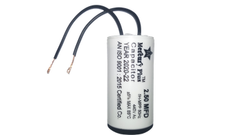 2.5 MFD Capacitor. Tolerance 5% Material Plastic Brand Mercury Plus Voltage Rating 440V Usage/Application Fans Mounting Type Surface - Mercury Plus - India