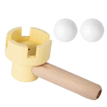 Toddler Balance Blowing Stress Kids Wooden Games Floating Blow Balls Toy - Ningbo Shone Med-Tech Co., Ltd. - China
