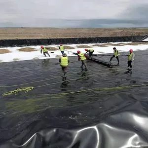 ASTM GM13 Waterproof HDPE/LDPE/LLDPE/PVC/EVA Geomembrane for Mining/Ponds/Tunnels/Landfills/Agriculture - Shandong Tianren New Materials Co., Ltd. - China