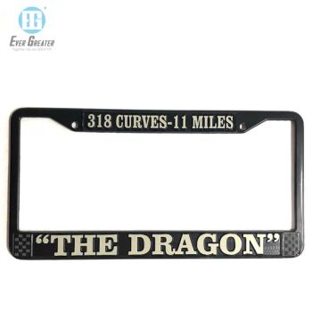 Custom High Quality Personalized Carbon Fiber License Plate Frame and Design - EVER GREATER IMP. & EXP. CO., LIMITED - China