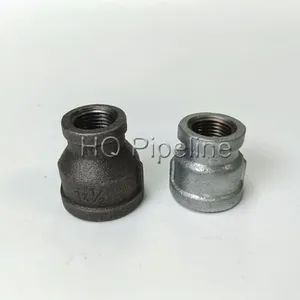 BS En 10242 150psi Malleable Iron Reducers Casting Pipe Fittings Black & Galvanized - Qingdao HQ Import & Export Co., Ltd. - China