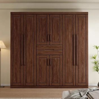 Wardrobes Bedroom 4 Door Wardrobe Cabinets Custom Organizer Design Closet Bedroom Furnitures - Ma'anshan Hanlinyuan Wood Sales Co., Ltd. - China