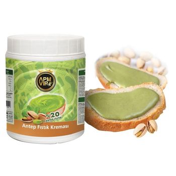 Pistachio Cream (It contains 20 % Pistachio) Form Pasty Color Green Brand Name APM Weight (kg) 12 Shelf Life 1 year Type hazelnut - APM AZIM GIDA SANAYI VE TICARET ANONIM SIRKETI - Turkey