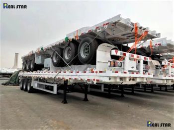 China 20FT 40FT Container Transport Flatbed Semi Truck Trailer - Shandong Real Star Industrial Co., Ltd. - China