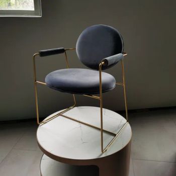 Modern Design Upholstery Chairs Upholstered Velvet Living Room Armchairs - Foshan Opinju Furniture Co., Ltd. - China