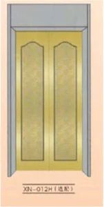 Elevator Parts Car Landing Door Gold Etching Hairline Stainless Steel - SYNEY ELECTRIC GROUP CO.,LTD - China