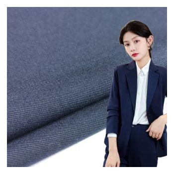 Navy Blue Hight Quality Worsted Wool/Viscose Blended Fabric for Suiting - Wuxi Gardenia Textile Technology Co., Ltd. - China