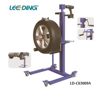New Tyre Changer Tyre Lifter Wheel Dollies Wheel Changer G.W. 54kg N.W. 51kg Origin China Capacity 50kg Trademark - Haining Lee-Ding Machinery Co., Ltd. - China