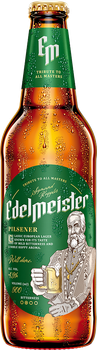 Edelmeister beer for sale with discount price Grade Top Body Smooth Color Golden Packaging Bulk Carbonation Light Type Edelmeister Beer - Mutlu Et Mustafa - France