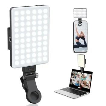 Built-in Battery Rechargeable Light Video Mobile Phone Selfie LED Light - NINGBO SOLWE IMPORT AND EXPORT CO., LTD. - China