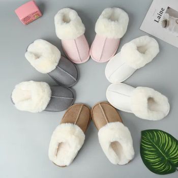 Men's House Slippers Designer Fur Slippers Cashmere Slippers Women's Bow Slippers - Shanghai Easun Group Imp & Exp Co., Ltd. - China