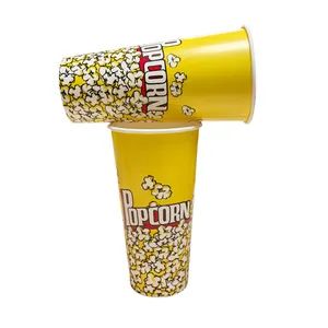 White Cardboard Popcorn Bucket Classic Popcorn Cups Paper Popcorn Bags - Anhui Imp. & Exp. Co., Ltd. - China