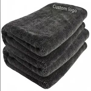 Microfiber Towels Microfiber Cleaning Cloth Microfiber Cloth Double Twisted Detailing Towels - Jinzhou city Jingxin Textile Co., Ltd - China