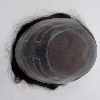 Hairpiece Cuticle Aligned Virgin Hair Man United Men Toupee Different Hair Colors Indian Human Hair - Hangzhou Jiangyu Liangchen Trading Co., Ltd. - China