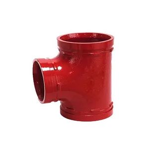 Manufacturers Production Ductile Iron ASTM a-536 Grade 65-45-12 Grooved Pipe Fitting Equal Tee - TIANYI SUNS PIPE & FITTINGS CO., LTD. - China
