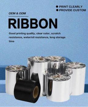 Factory Custom Thermal Transfer Printer Ribbons Barcode Premium Wax Ribbon for Garment Hang Tags - Hunan New Printing Paper Products Co.,Ltd - China