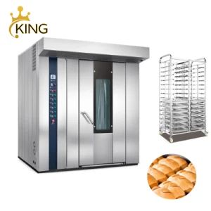 Industrial Bread Baking Machine Bakery Equipment Convecction Oven for Biscuits 32 Trays Rotary Gas Ovens Commercial Bread Oven for Sale - Guangzhou Kingfood Catering Equipment Co., Ltd. - China